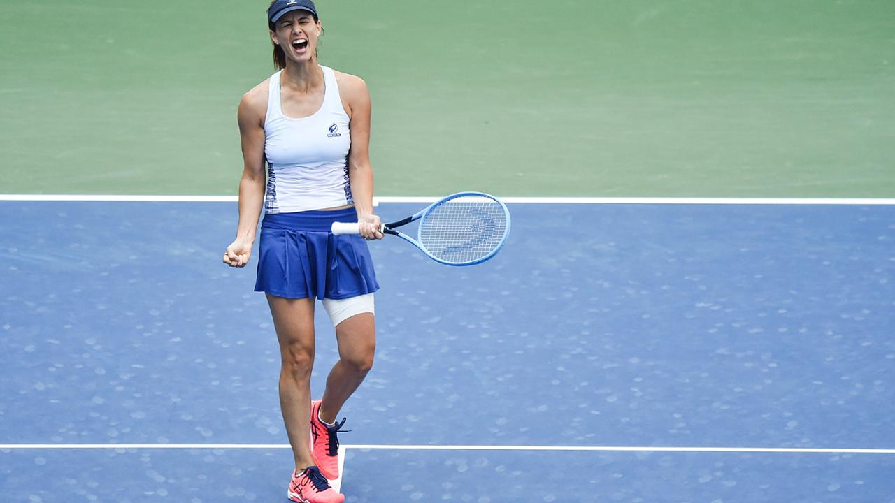 Tsvetana Pironkova Tsvetana Pironkova w ćwierćfinale US Open.