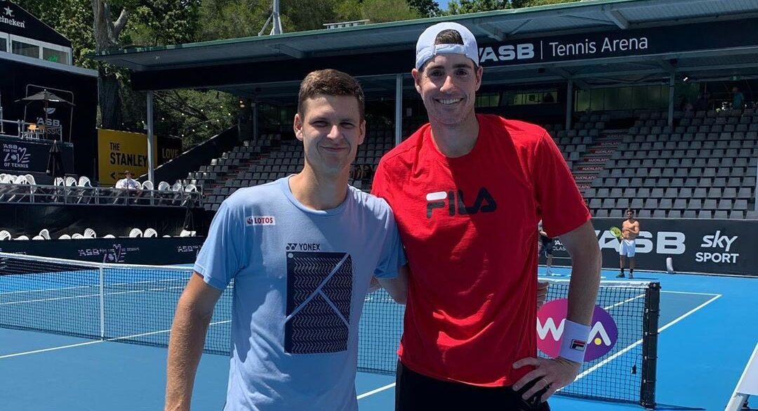 Hubert Hurkacz i John Isner. Cincinnati. Polacy poznali rywali w Nowym Jorku.