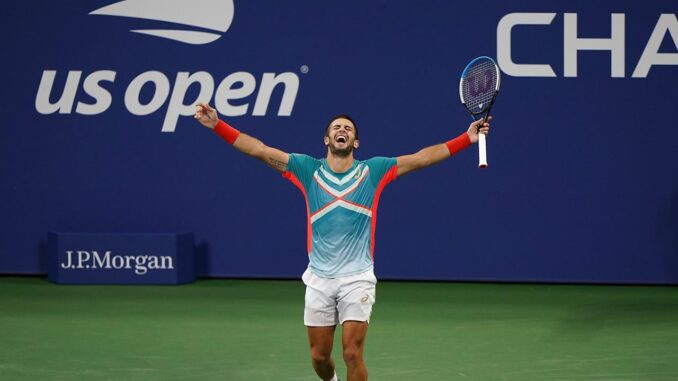 Borna Corić pokonał Stefanosa Tsitsipasa w trzeciej rundzie US Open.