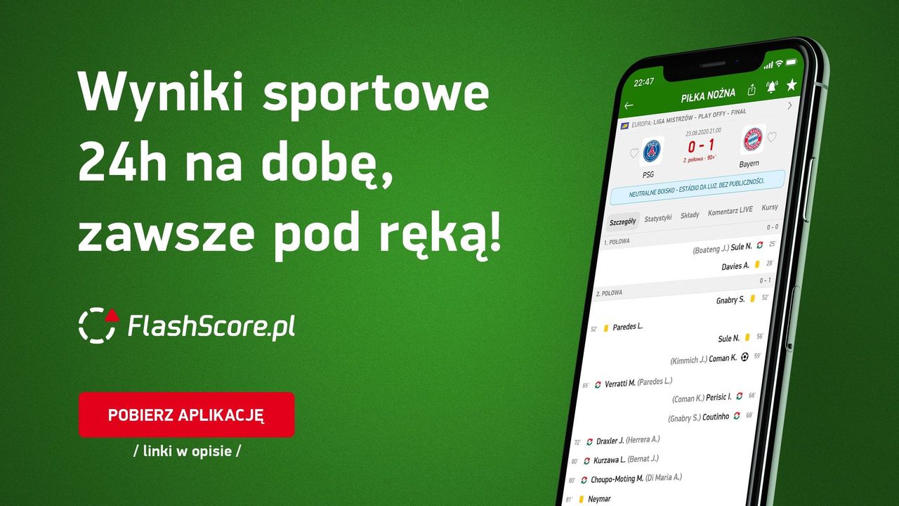 FlashScore PL – darmowa aplikacja do śledzenia wyników Twojej ulubionej ...