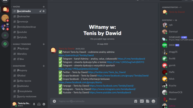 Discord - Tenis by Dawid