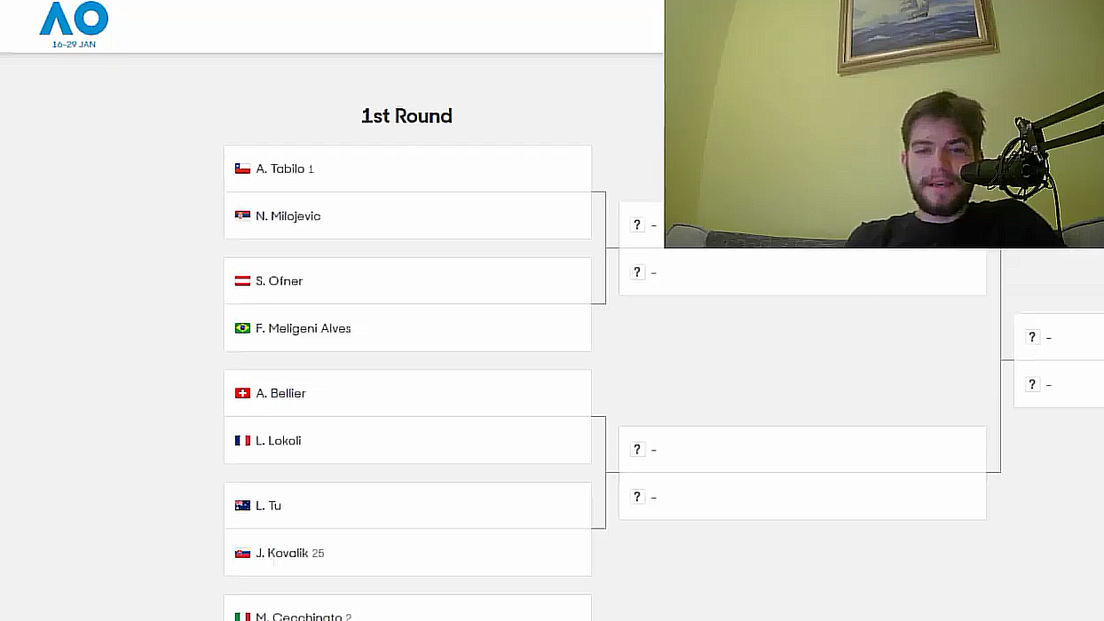 Omówienie męskiej drabinki kwalifikacyjnej Australian Open [WIDEO]