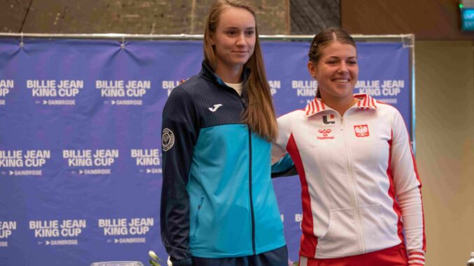 Jelena Rybakina i Weronika Falkowska