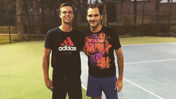 Daniel Altmaier i Roger Federer
