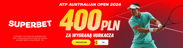 400 PLN za wygraną Hurkacza z Bergsem! [PROMOCJA]