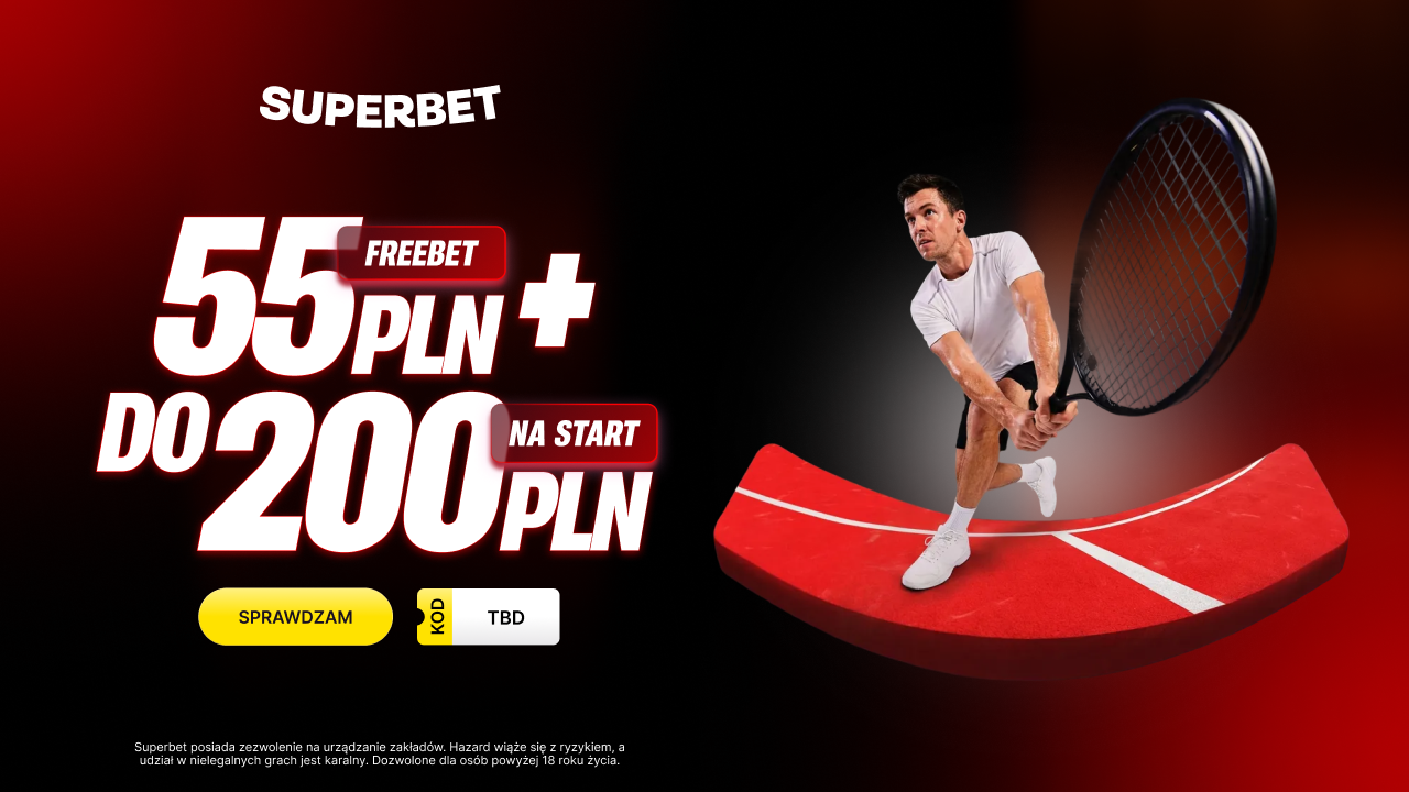 Superbet kod bonusowy TBD – aktualny bonus powitalny