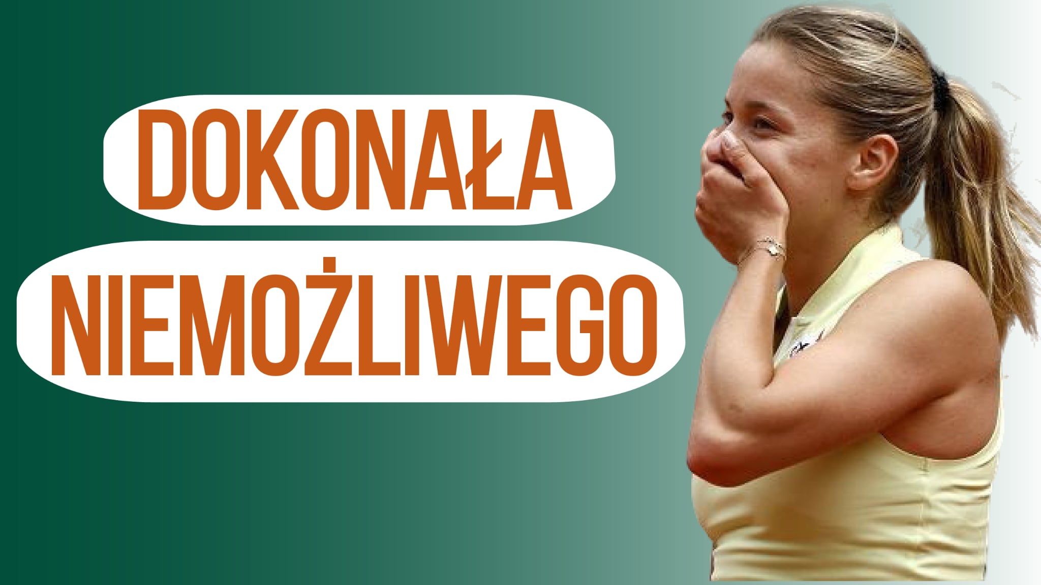 Chwalińska w finale Roland Garros! Jak tego dokonała? [WIDEO]