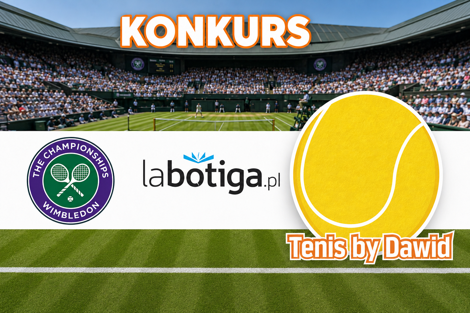 Wytypuj finalistów Wimbledonu 2026 i wygraj książkę tenisową!