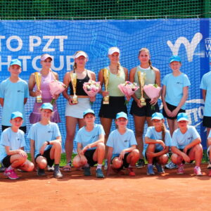 LOTTO PZT Polish Tour. Niemiecko-czeski pojedynek o tytuł. Kontuzja Inki Wawrzkiewicz Finalistki gry podwójnej turnieju w Bolszewie.