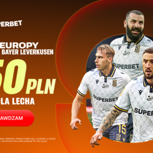Superbet kod promocyjny TBD - 350 zł za gola Lecha z Bayerem Lech promocja - kod TBD
