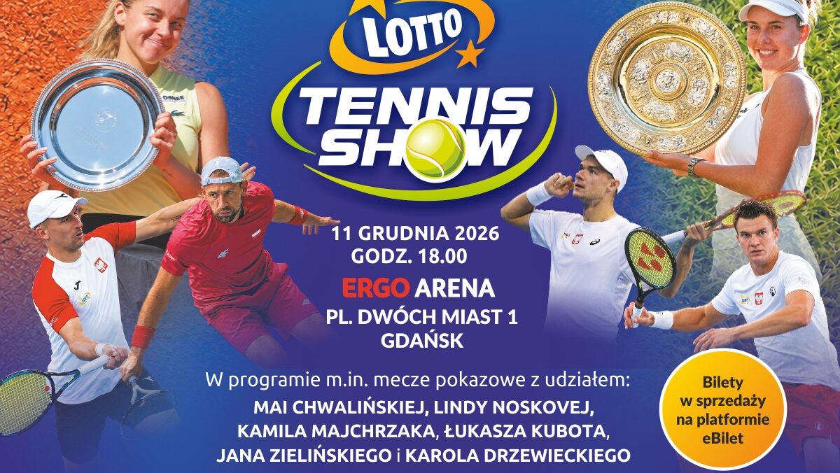 Maja Chwalińska i Linda Noskova zagrają w LOTTO Tenis Show